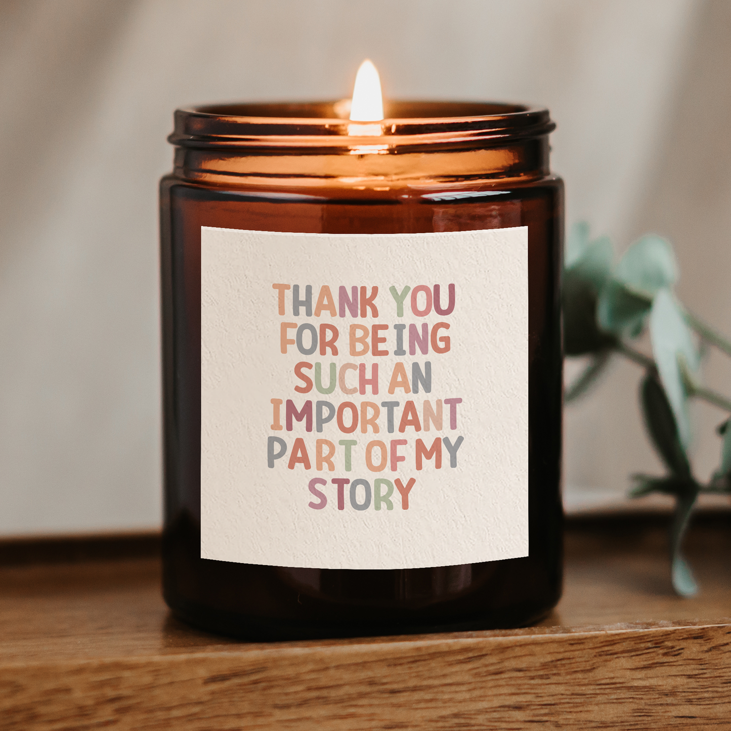 Teacher Gift Candle
